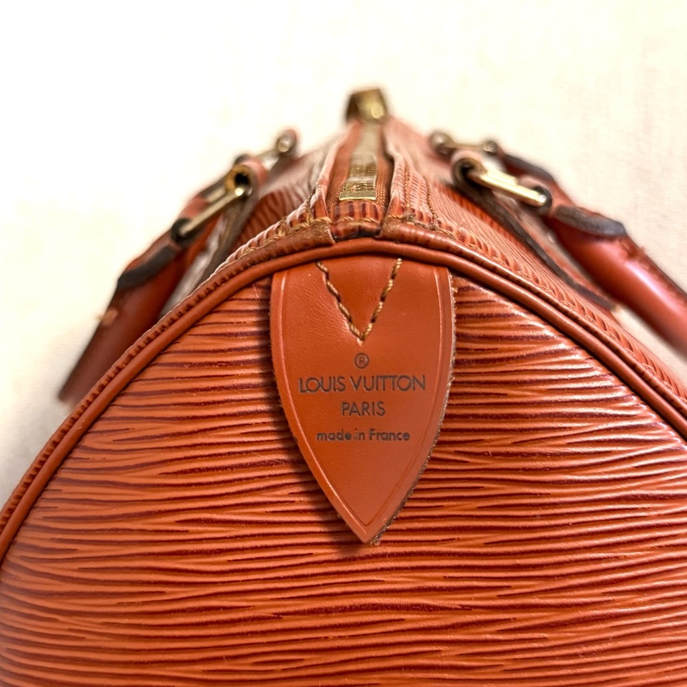 Authentic Louis Vuitton Speedy 30 bag brown Epi leather - Picture 9 of 16
